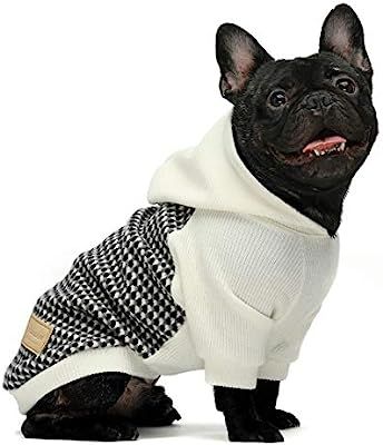 Fitwarm Knitted Pet Clothes Dog Sweater Hoodie Sweatshirts Pullover Cat Jackets | Amazon (US)
