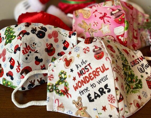 Disney Christmas Snacks Masks, Christmas Sweets Mask, Free Shipping! | Etsy (US)
