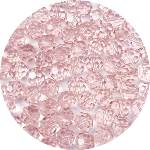 40pcs 12mm Faceted Crystal Glass Beads Round Spacer Beads for Jewelry Making DIY Craft Making Nec... | Amazon (US)