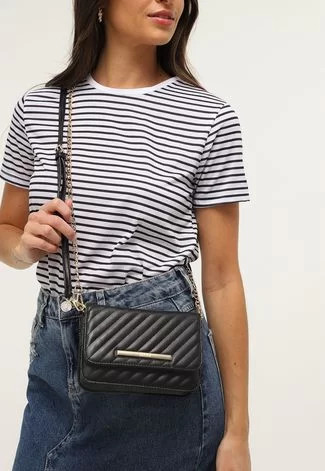 Bolsa Santa Lolla Matelassê Preta | Dafiti (BR)