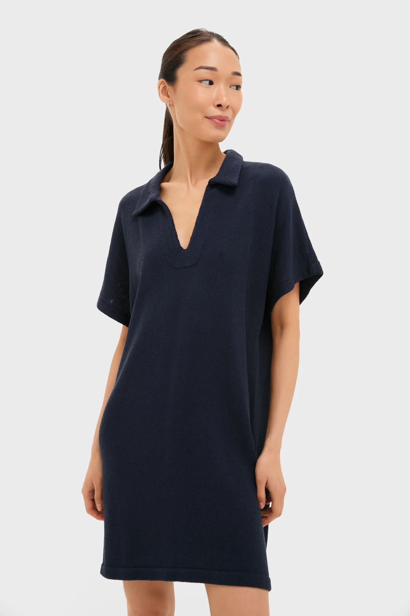 Navy Maren Mini Polo Dress | Tuckernuck (US)