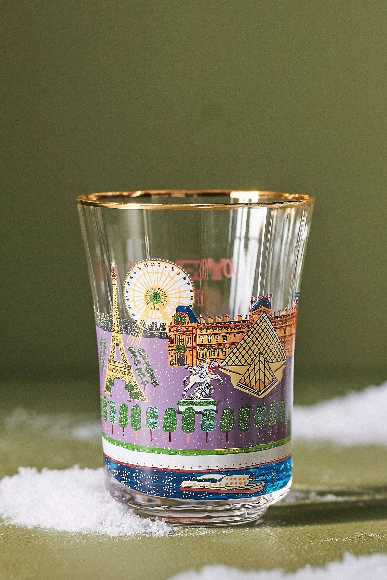 Holiday In The City Juice Glass | Anthropologie (US)