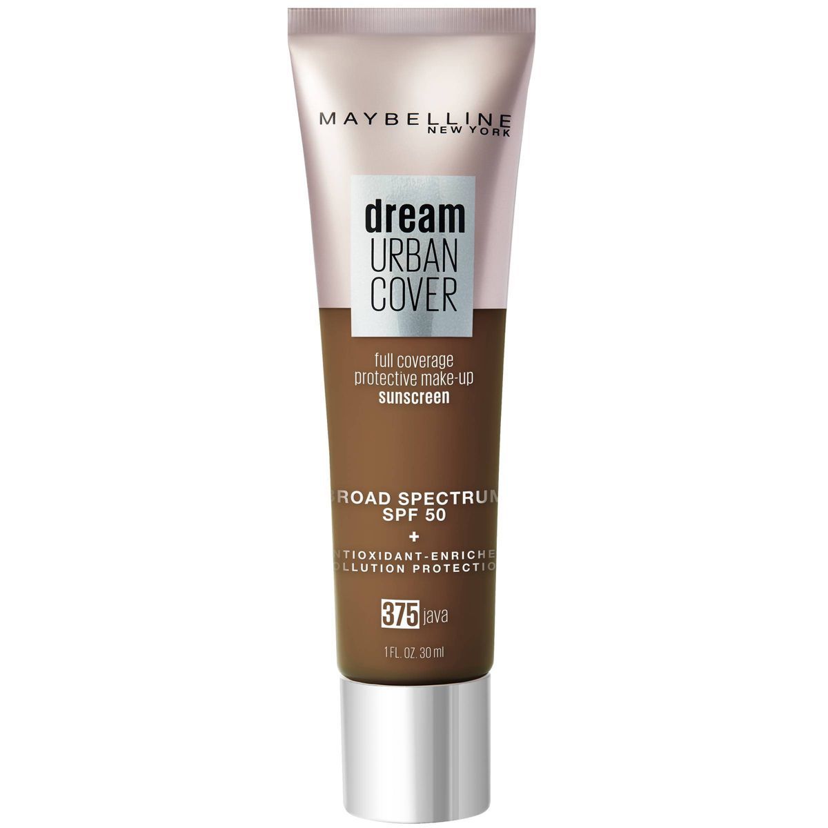 Maybelline Dream Urban Cover Full Coverage Foundation SPF 50 with Antioxidant Enriched + Pollutio... | Target