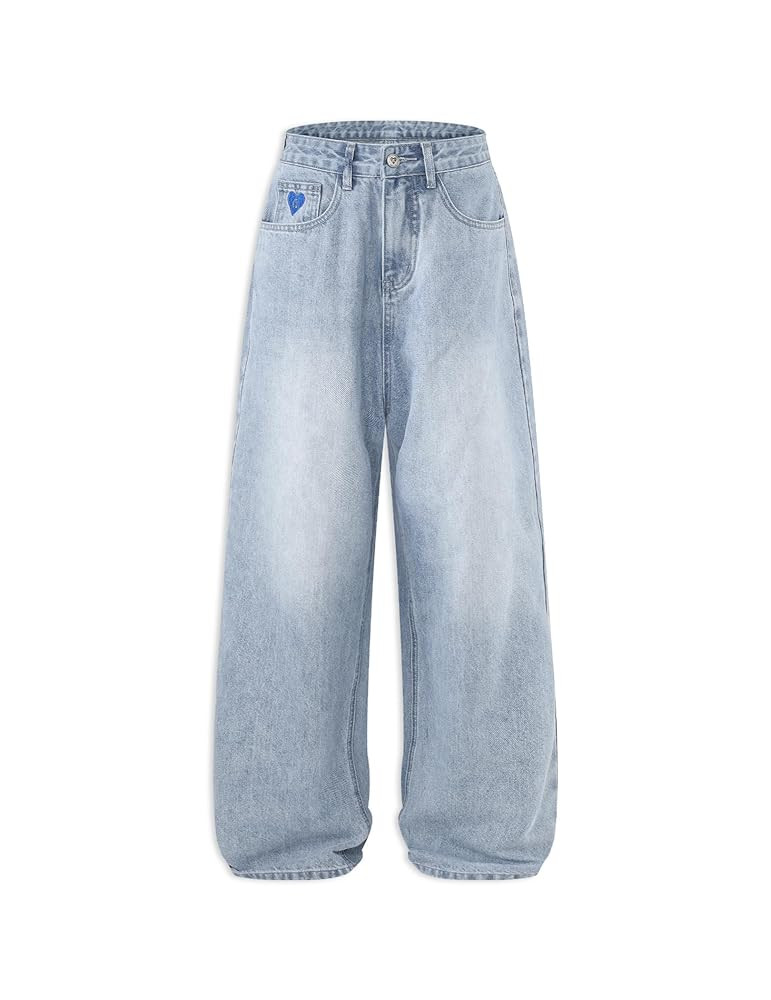 Aelfric Eden Wide Leg Jeans for Women Straight High Waisted Casual Loose Washed Y2K Baggy Boyfrie... | Amazon (US)