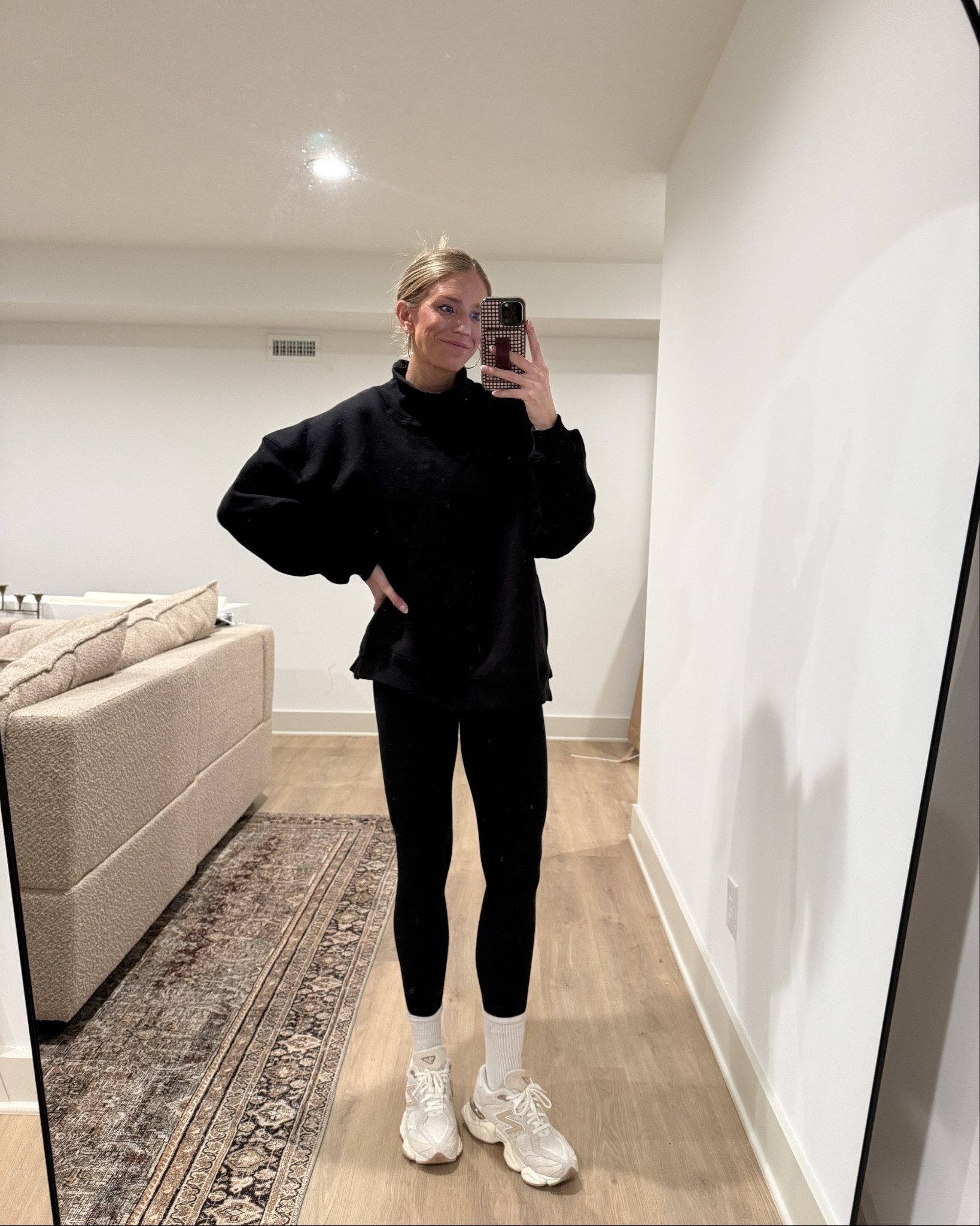 What i wore today as a toddler mom
Small in sweatshirts (runs oversized )
Wearing mediums in both this top and leggings during pregnancy! 

#LTKfitnessgoals #LTKActive #LTKootd