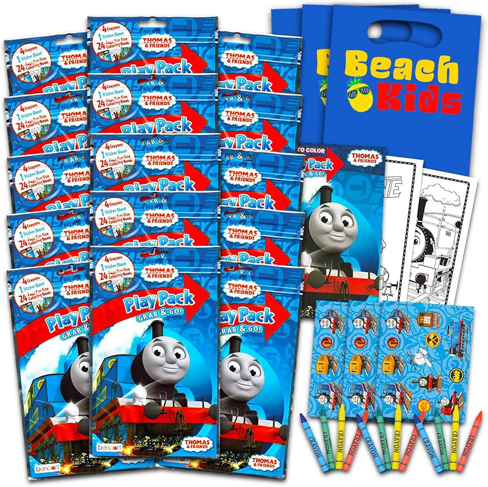 Bendon Publishing Set of 15 Kids Play Packs Bundle ~ Fun Party Favors Coloring Book Crayons Stick... | Amazon (US)