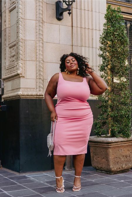 Pretty in Pink 🌸🩷💕🎀 wearing a 2X and Spanx 

Plus Size Wedding Guest Dress, Plus Size Dresses, Vacation Outfit

#LTKplussize #LTKfindsunder100 #LTKsalealert