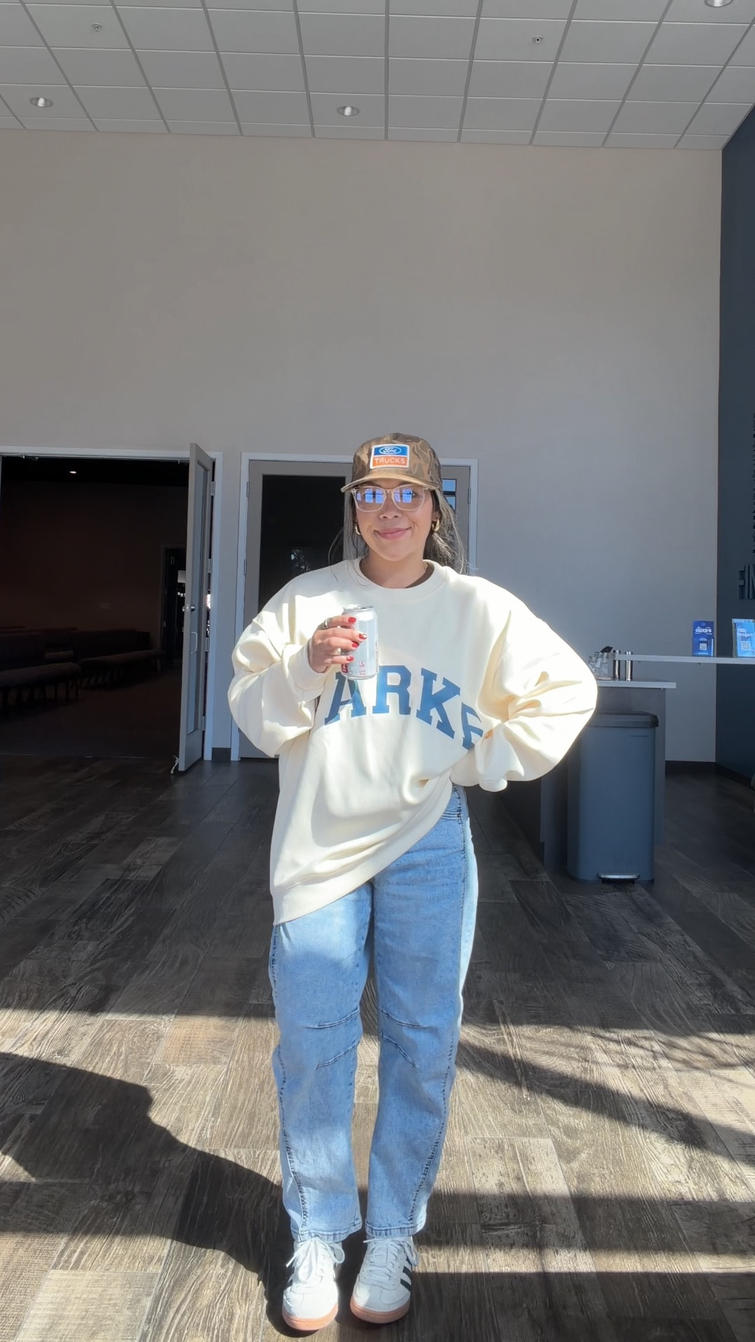 Parke sweatshirt dupe 🙊🙊 Today’s ootd. Wearing a L in the sweatshirt for an oversized fit but it’s SO soft! Love it!

#LTKSaleAlert #LTKdayinmylife #LTKootd