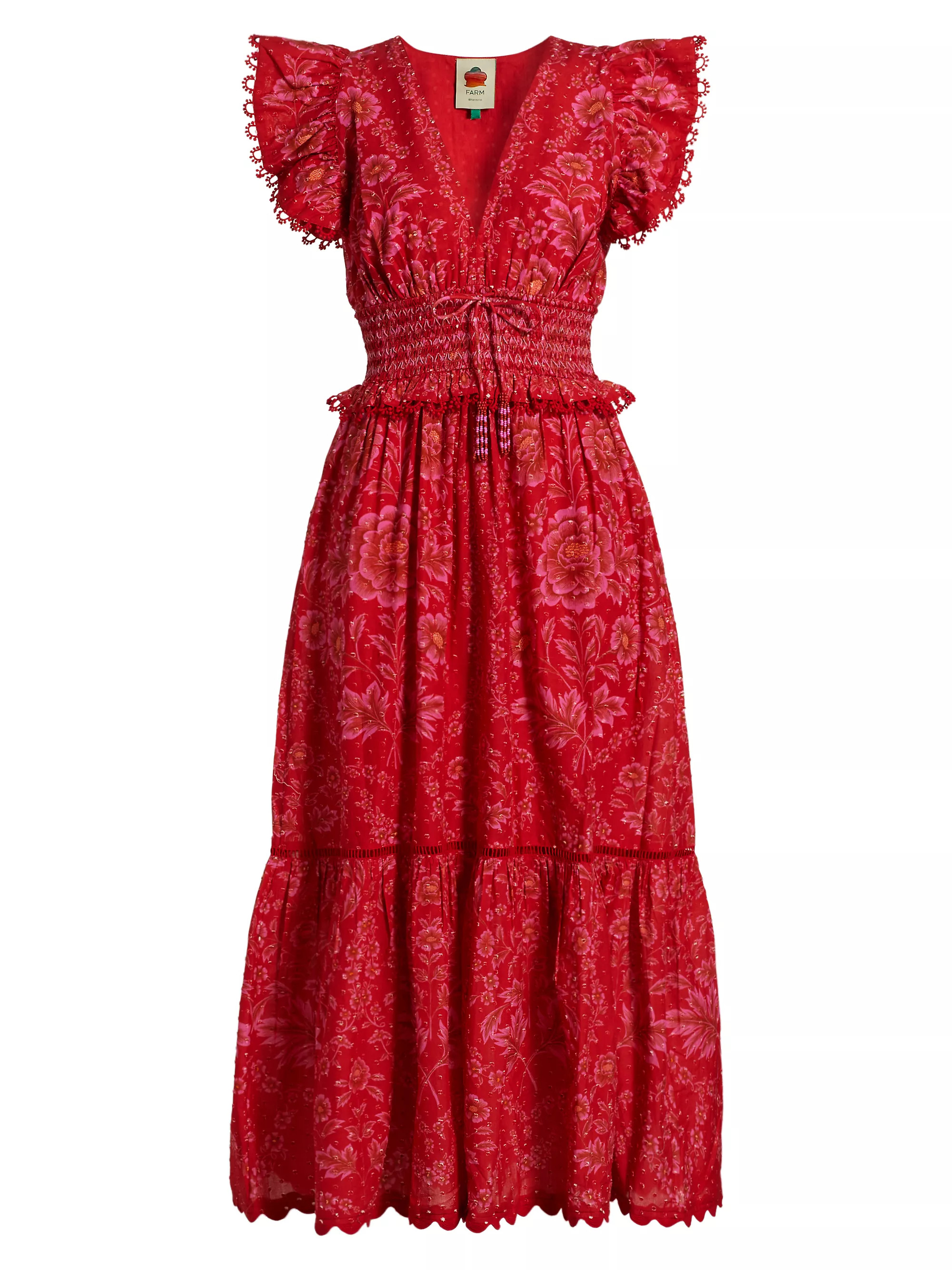 Olivia Printed Cotton Maxi Dress | Saks Fifth Avenue