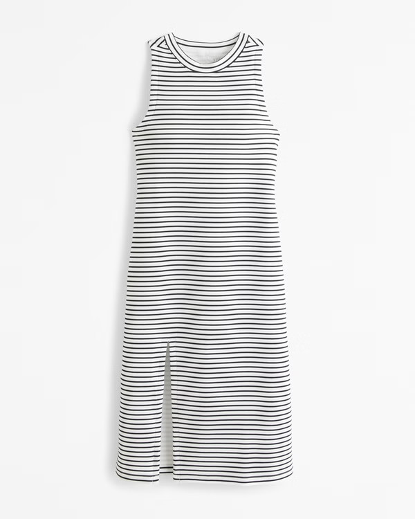 YPB neoKNIT Unlined Column Midi Dress | Abercrombie & Fitch (US)