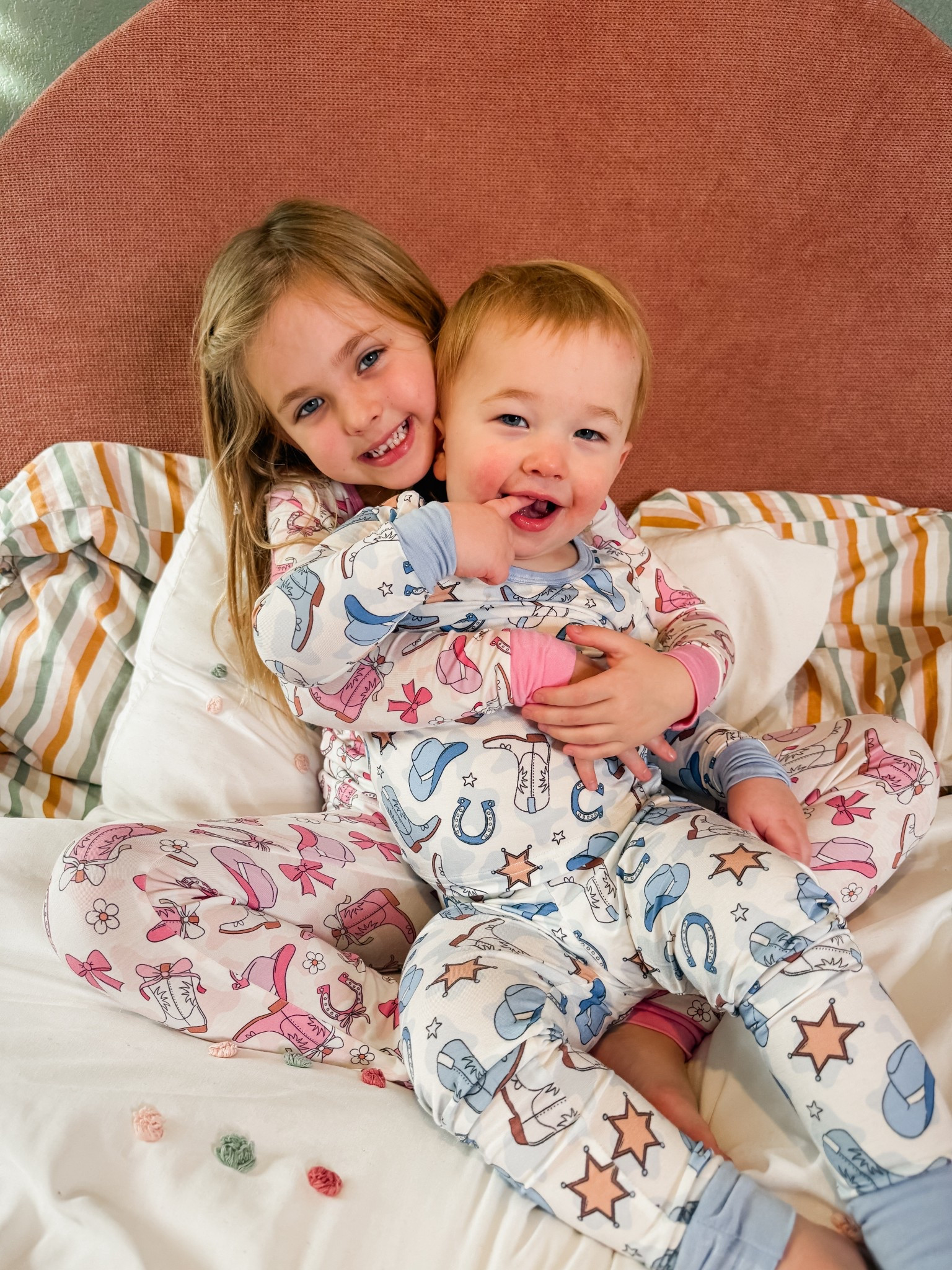 My babies and their new PJs from @Caden Lane 🩷 we love how soft and stretchy they are! (Especially for Sam 🫣) use code SWEET for 20% off site wide!

#LTKKids #LTKBaby