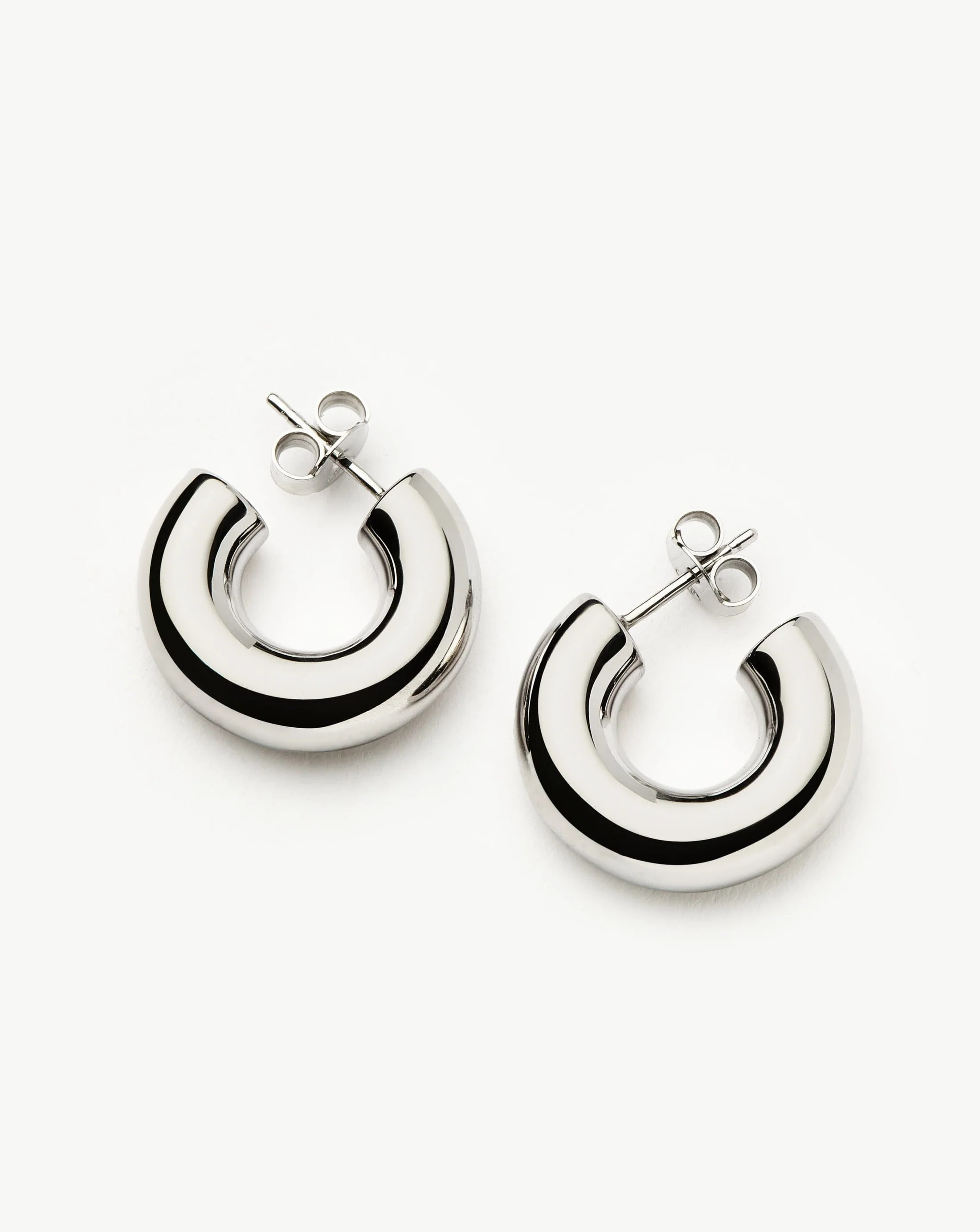 Chubby Small Hoop Earrings | Sterling Silver Earrings | Missoma US