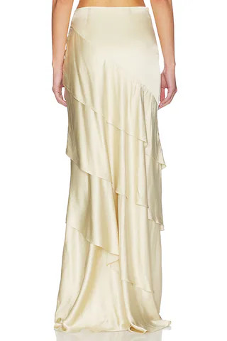 Emma Maxi Skirt in Champagne | Revolve Clothing (Global)