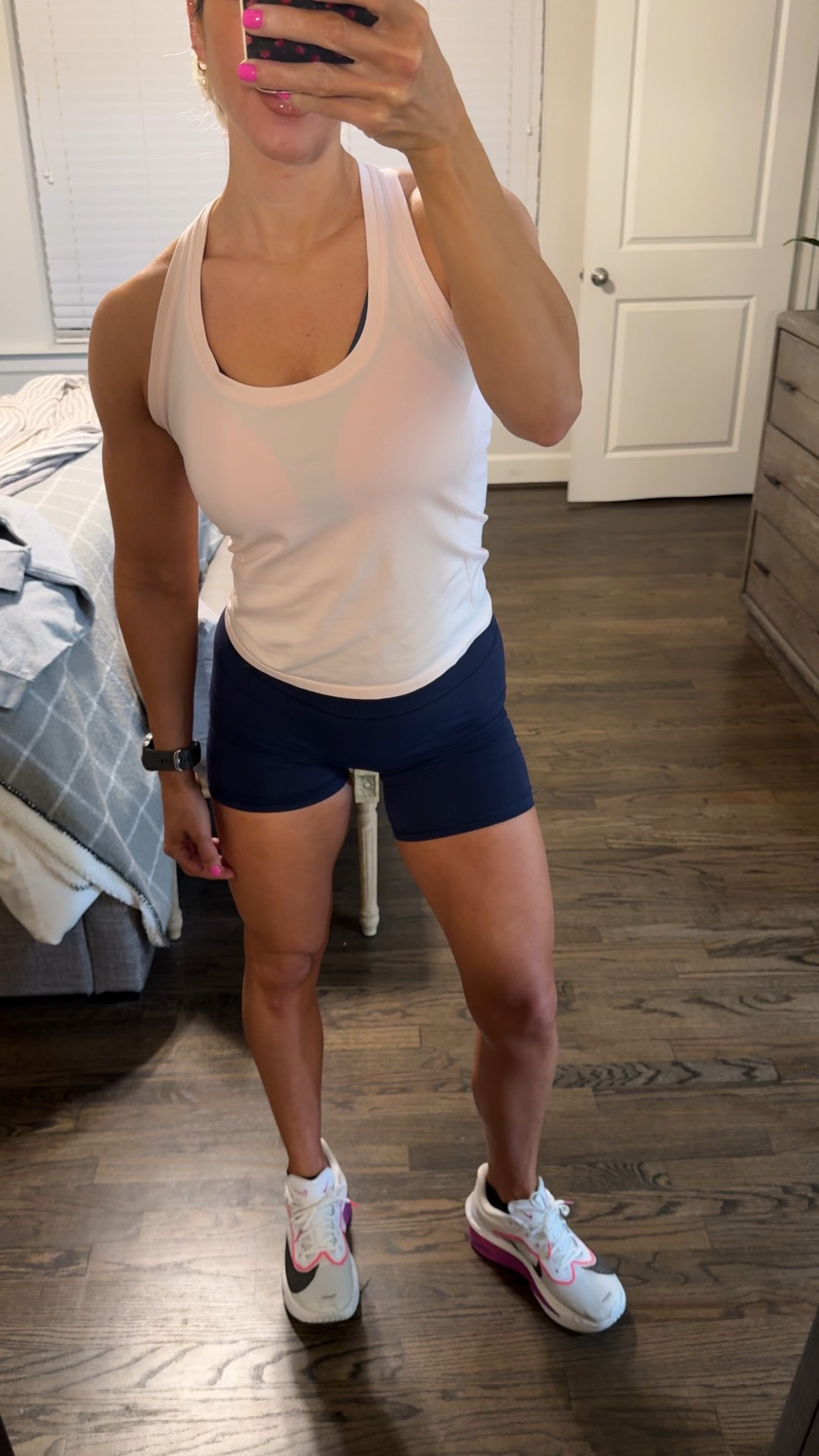 Workout fit 1/8 - wearing M in amazon workout shorts and top! 

#LTKootd #LTKFindsUnder50 #LTKActive