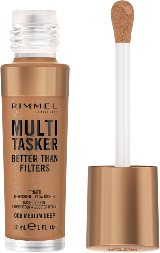 Rimmel Multi Tasker Better Than Filters, 3 in 1 skin primer, glow booster, and highlighter for a ... | Amazon (UK)