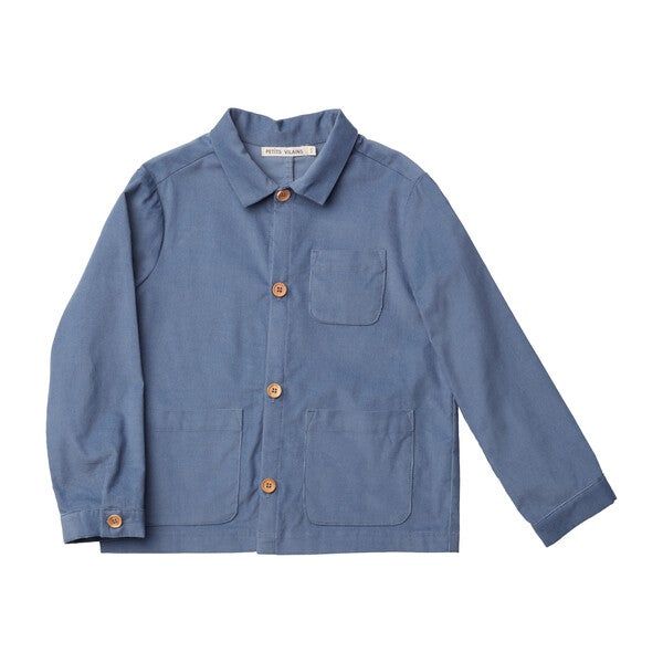 Oscar Chore Shirt, Blue | Maisonette