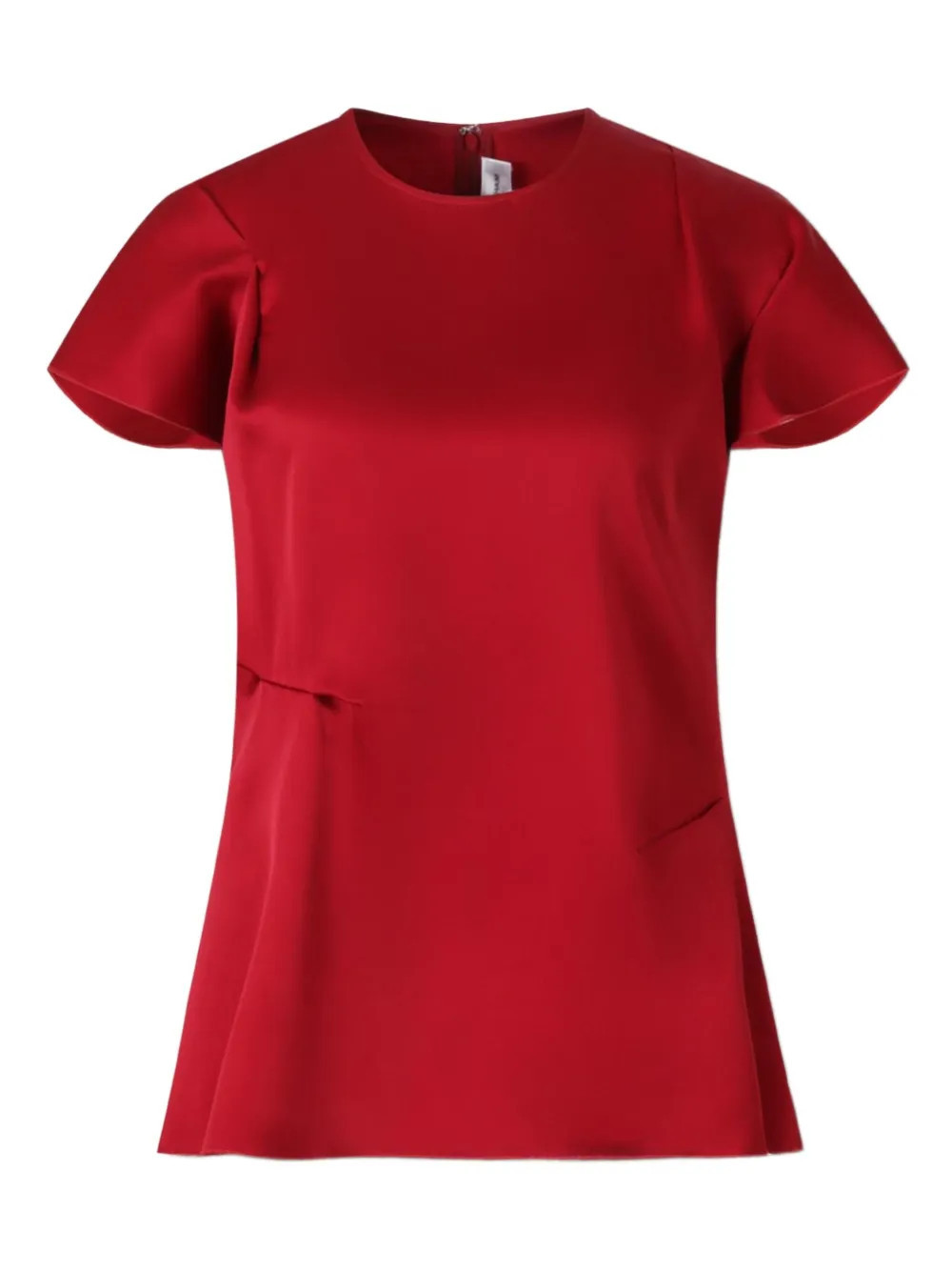Victoria Beckham short-sleeve top - Red | Farfetch Global