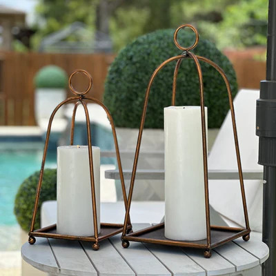 Copper Toned Lanterns | Interior Delights