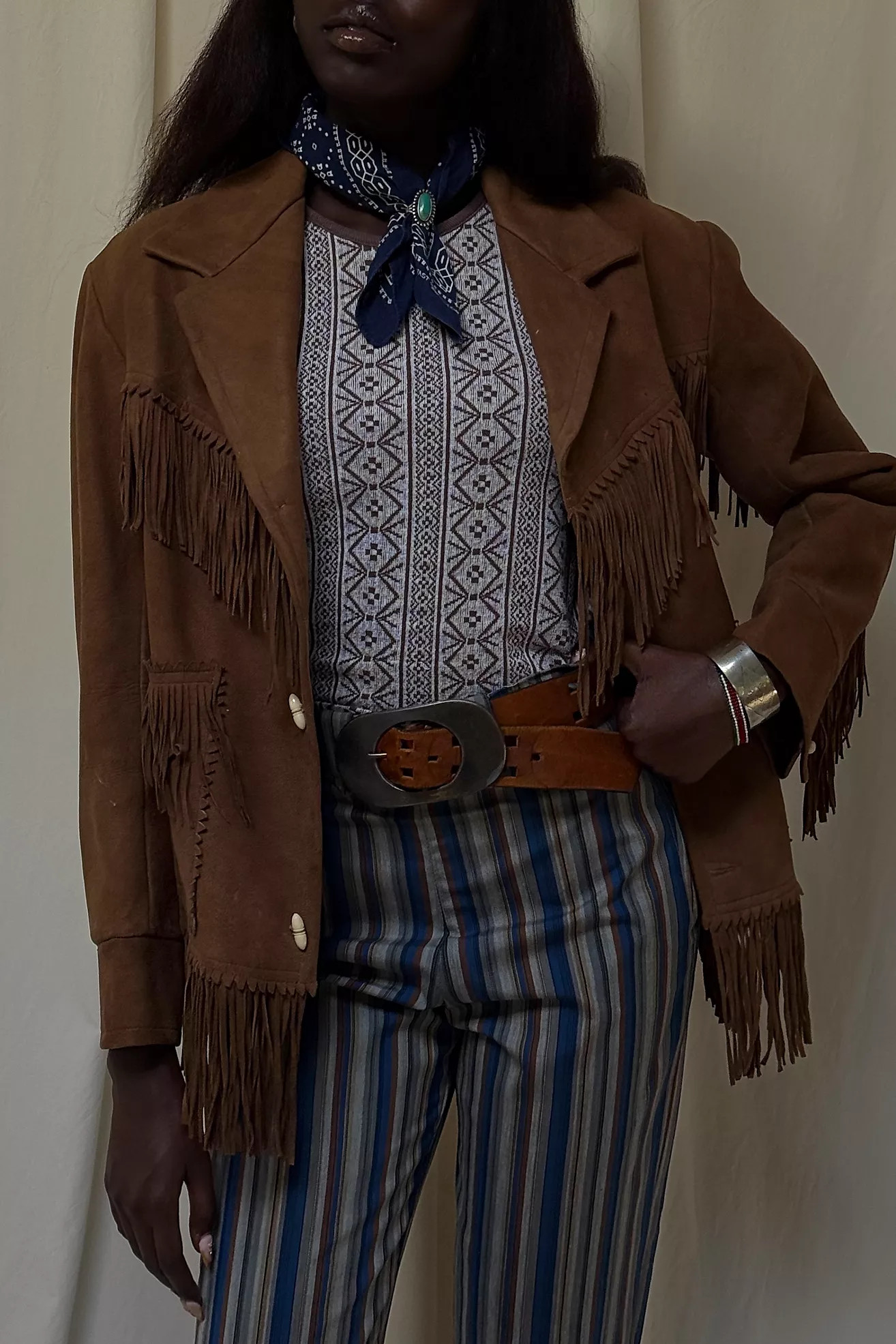 Vintage 1960's Suede Fringe Jacket Selected By Afterlife Boutique | Free People (Global - UK&FR Excluded)