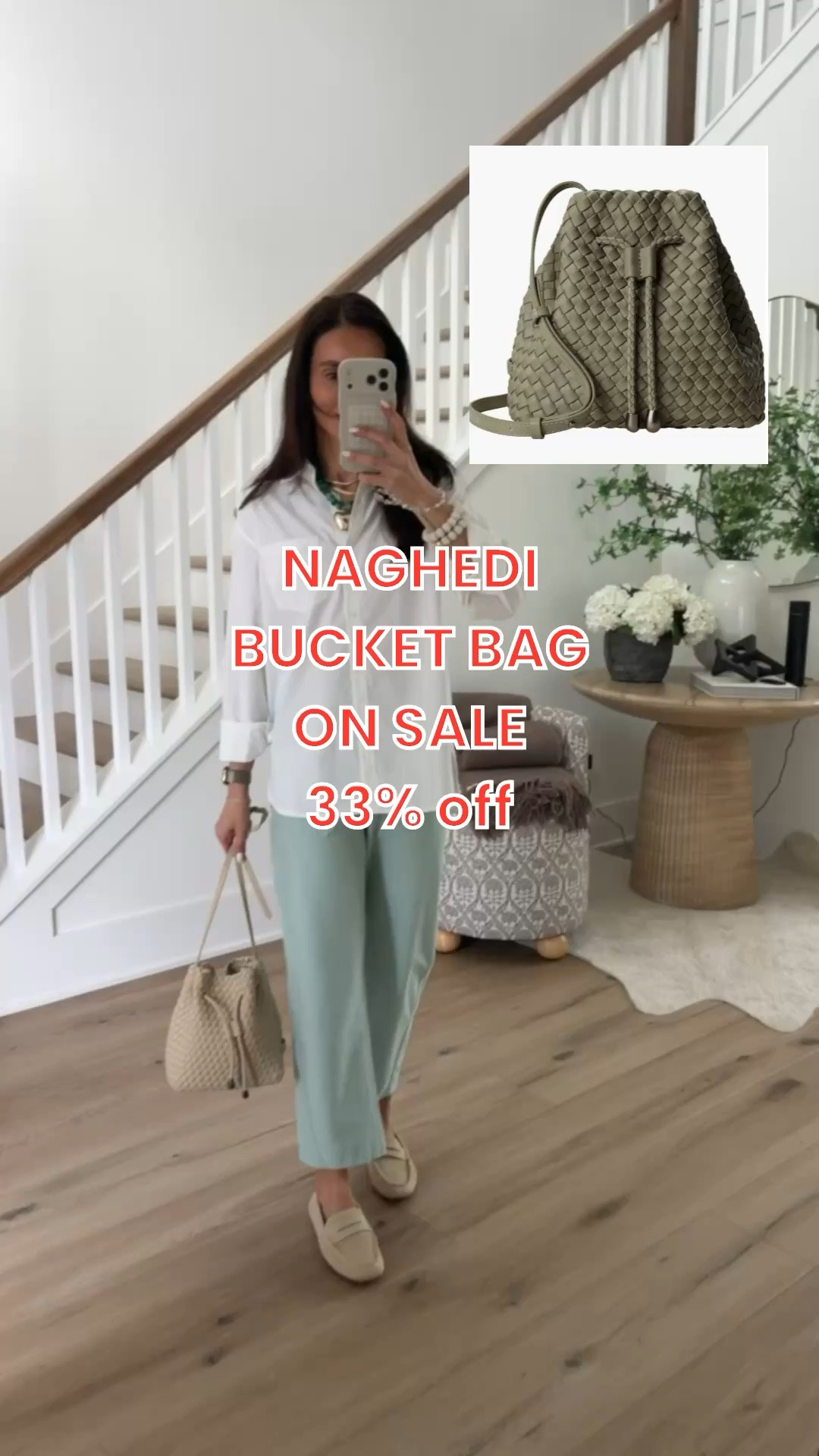 Naghedi bucket bag on sale.

#LTKSaleAlert #LTKOver40