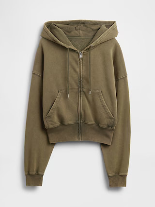 VintageSoft Full-Zip Wedge Hoodie | Gap (US)