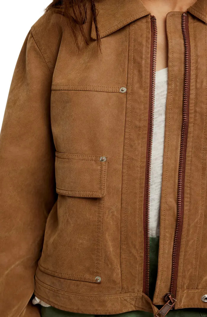 Free People Blair Faux Suede Jacket | Nordstrom | Nordstrom