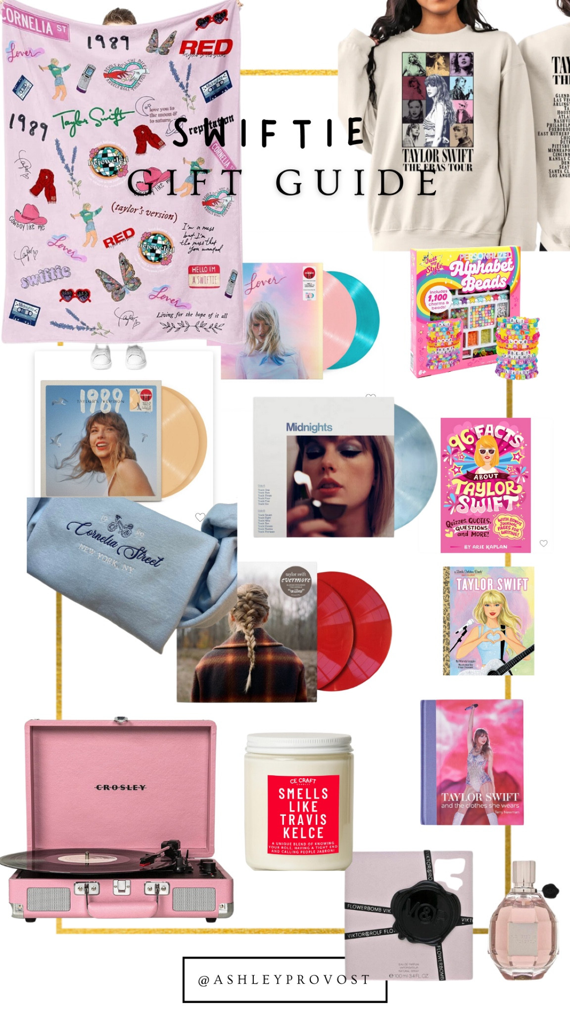 Gift guide for the Swiftie in your life


Taylor Swift gifts/gift guide/holiday gift/Christmas gifts/preteen girl gifts/teen girl gifts/birthday gifts 

#LTKGiftGuide #LTKHoliday #LTKfamily
