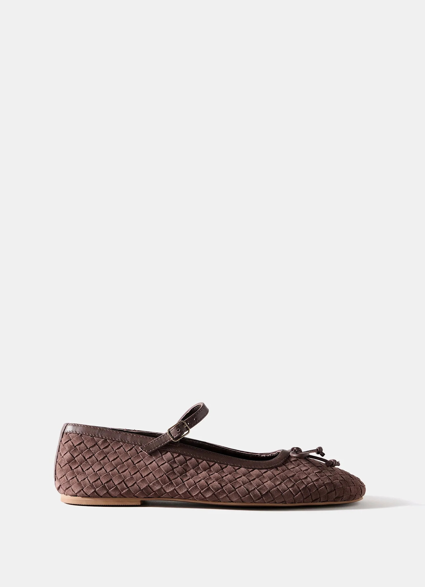 Charley Brown Suede Woven Pumps | Mint Velvet