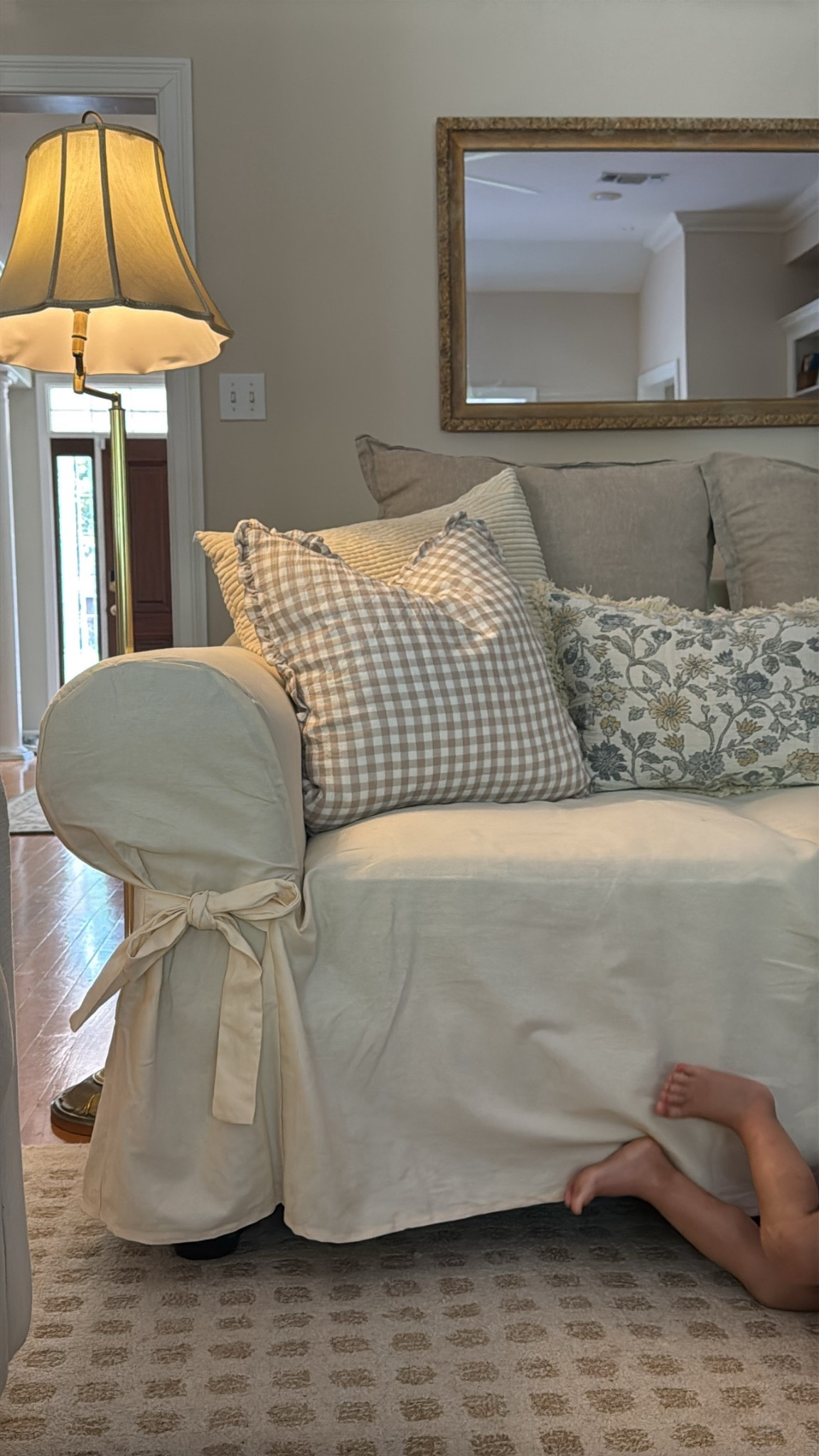 Walmart Slipcovers I love! Color off white/natural- they’re the same 🫶🏼