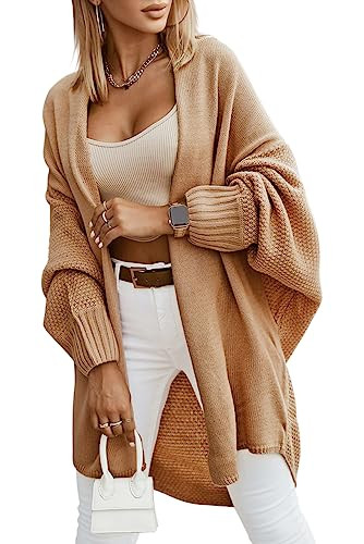 Miladusa Cardigan Sweaters for Women Oversized Long Open Front Clothes 2026 | Amazon (US)