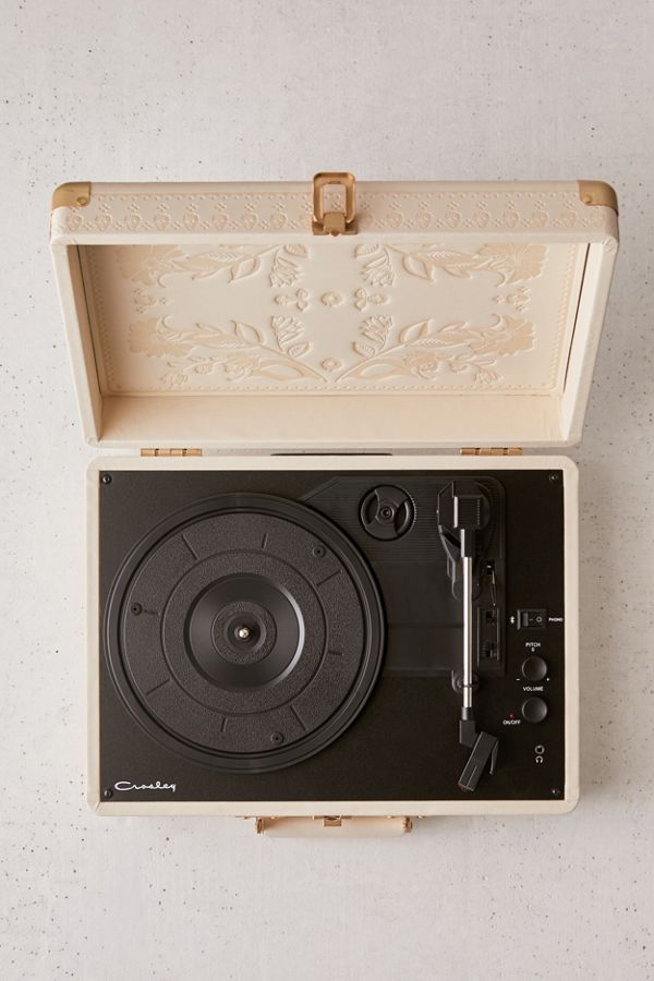 Crosley UO Exclusive Folklore Floral Cruiser Bluetooth Record Player | Urban Outfitters (US and RoW)