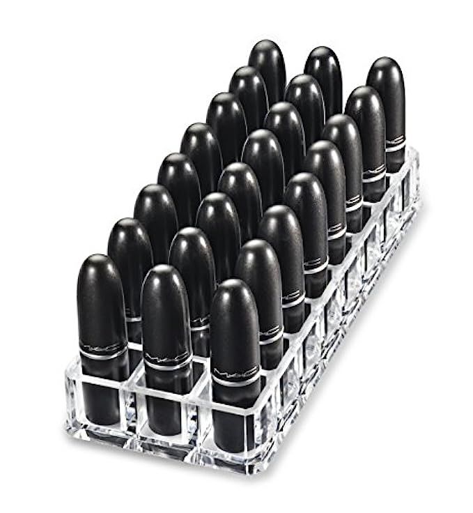 byAlegory Premium Beauty Organization Acrylic Lipstick Organizer & Beauty Container 24 Space Storage | Amazon (US)