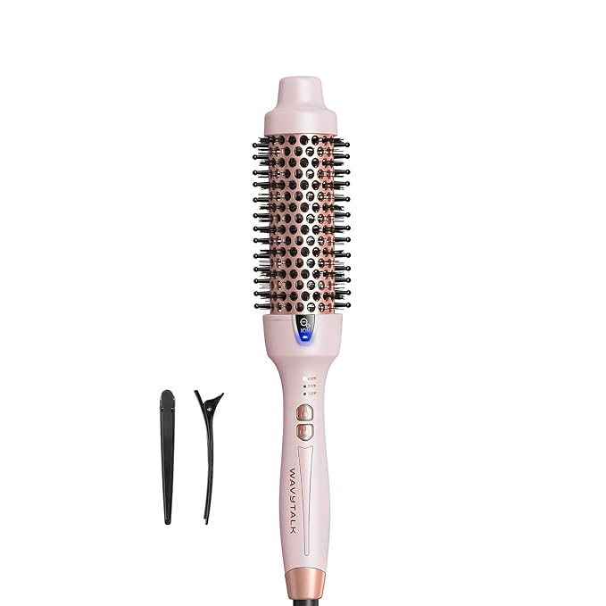 Wavytalk Updated Version Thermal Brush, 1.5 Inch Negative Ion Blowout Express Thermal Round Brush... | Amazon (US)