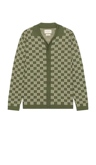 Criss Cross Cardigan in Green & Stone | Revolve Clothing (Global)