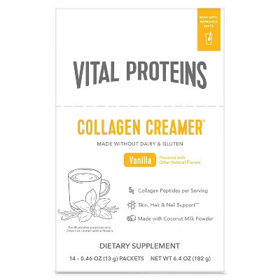 Vital Proteins Collagen Creamer Vanilla Stick Pack Box - 0.46oz | Target