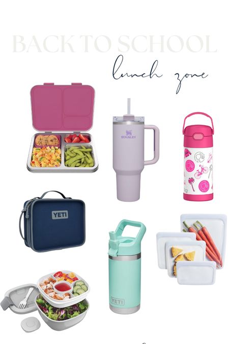 BACK TO SCHOOL lunch zone items and organizational product to make your school morning routines a breeze! 

#LTKhome #LTKBacktoSchool #LTKkids