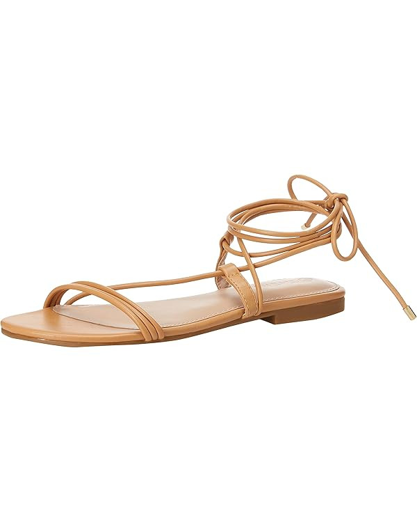 The Drop Women's Samantha Flat Strappy Lace-Up Sandal | Amazon (US)