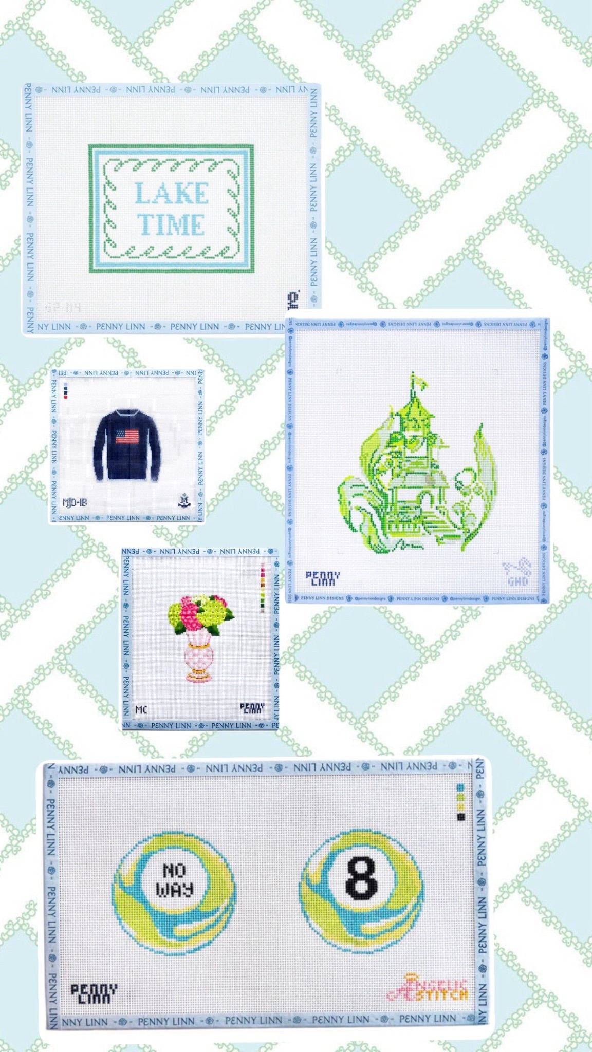 Looking for a new hobby?? You should definitely try out needlepoint - it is so fun and relaxing 