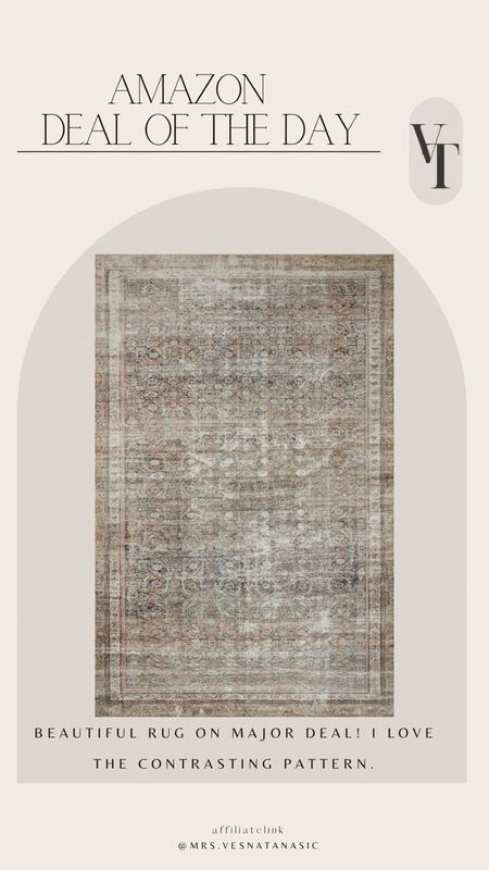 This beautiful rug is over 60% off now on Amazon! 

Amazon home, loloi rug, rug, area rug, home, living room, bedroom, dining room, basement, home decor, sale alert, 

#LTKsalealert #LTKhome