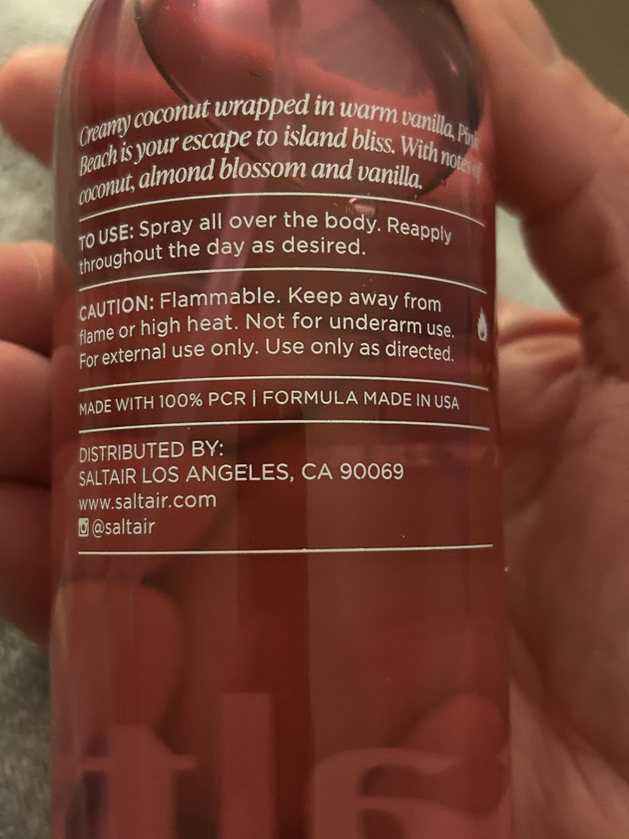 Saltair Body Mist 2 Pack - Fine Fragrance, Lightweight Body Spray Mist with Seascape Scent. Long ... | Amazon (US)