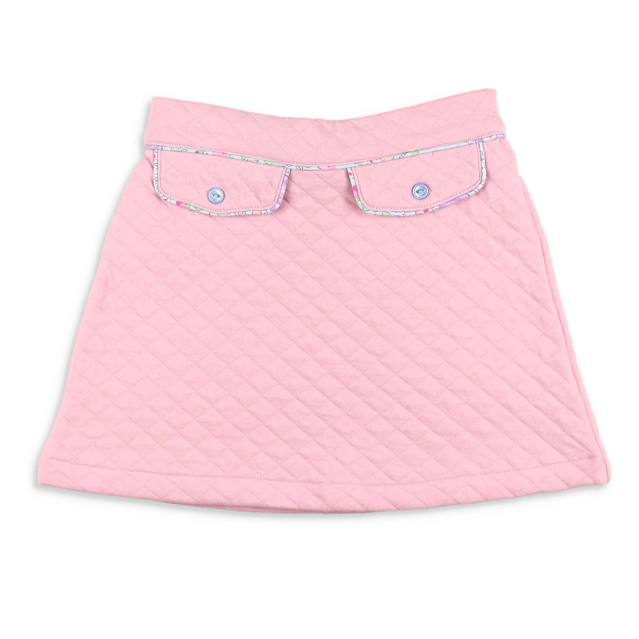 Girls Quilted Skirt - Ballet Pink - Shrimp and Grits Kids | Shrimp and Grits Kids
