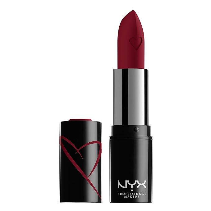 NYX PROFESSIONAL MAKEUP Shout Loud Satin Lipstick, Infused With Shea Butter - Everyone Lies (Deep... | Amazon (US)