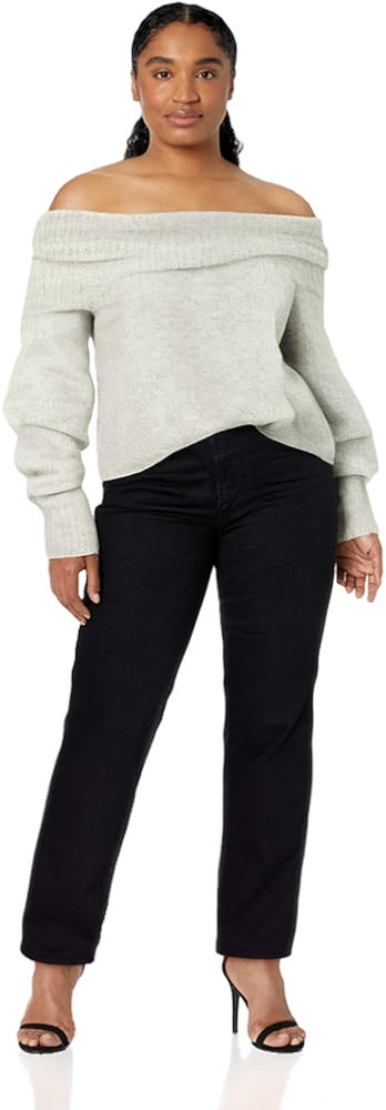 LILLUSORY Womens Off The Shoulder Sweater Oversized Batwing Sleeve Loose Pullover Sweaters Tops | Amazon (US)