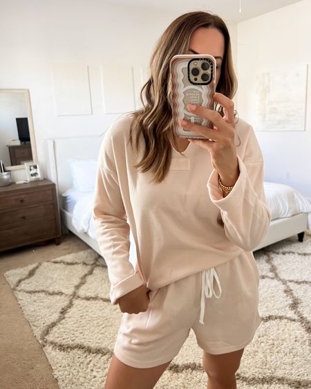 Comfy loungewear set. Wearing a size small 

#LTKxPrimeDay #LTKstyletip #LTKunder50