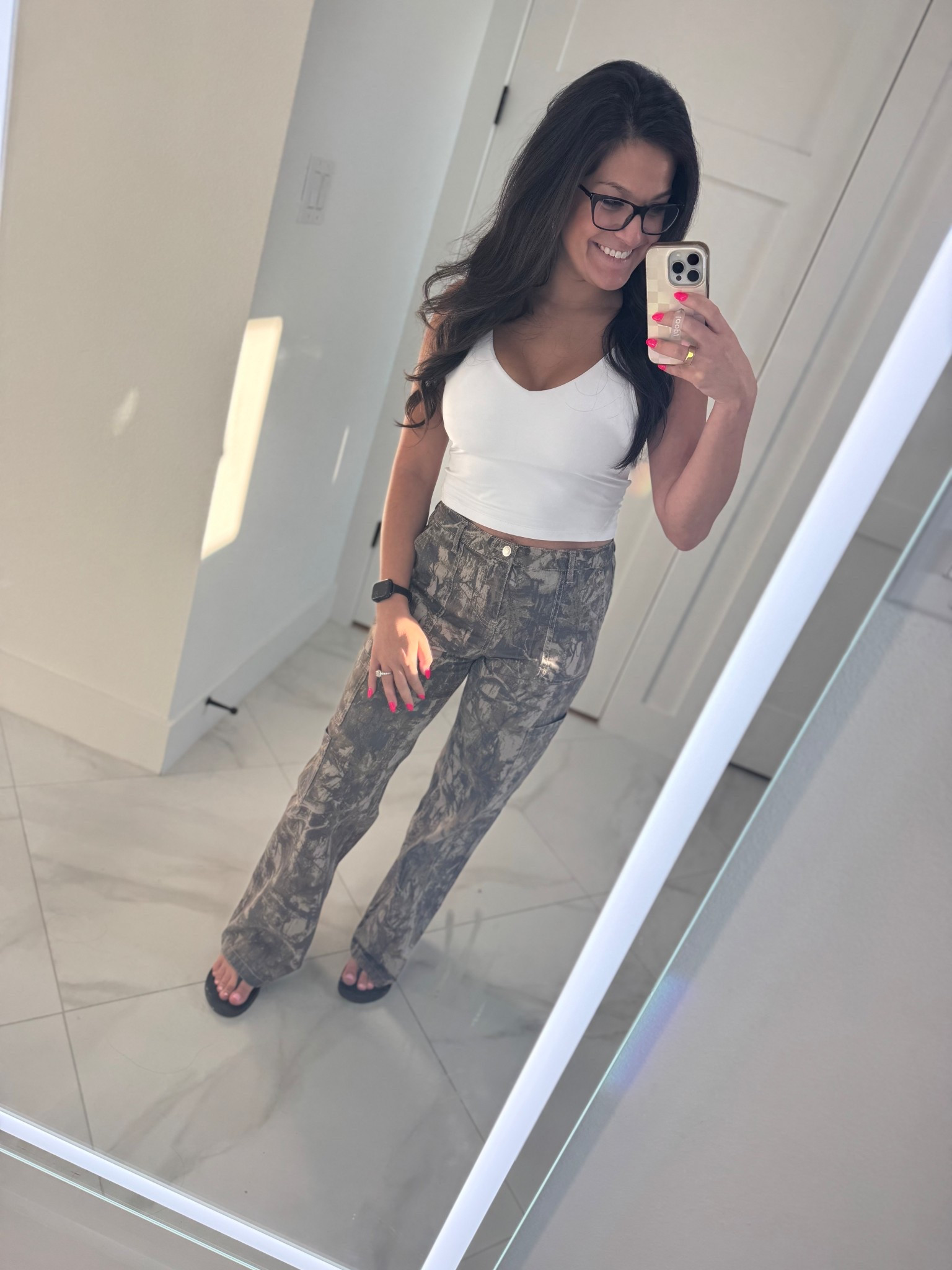 I fell for the viral camo cargo pants from Walmart and let me tell you… OBSESSED. 😍 They’re stretchy, comfy, and the fit is perfect. I’m wearing an XS and they’re true to size!

#WalmartFashion #CargoPants #CamoStyle #ViralFinds #LTKStyle #LTKFinds #WalmartFinds #AffordableFashion #ComfyAndCute #StyleOnABudget #CamoPants #FallStyle #CasualOOTD #StretchyPants #LTKUnder50 

#LTKPetite #LTKFindsUnder50