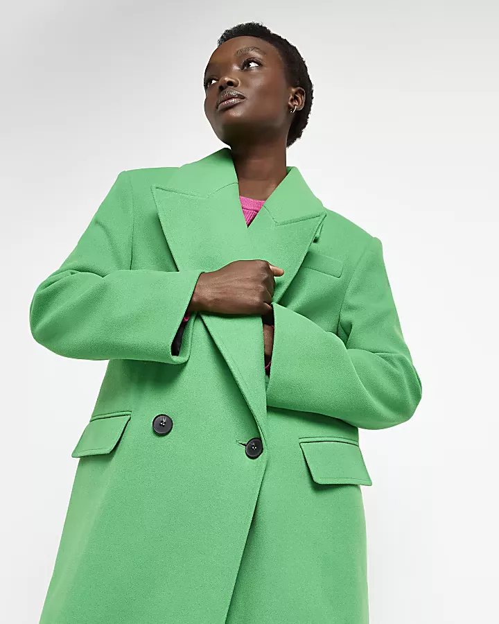 Stradivarius clearance green coat