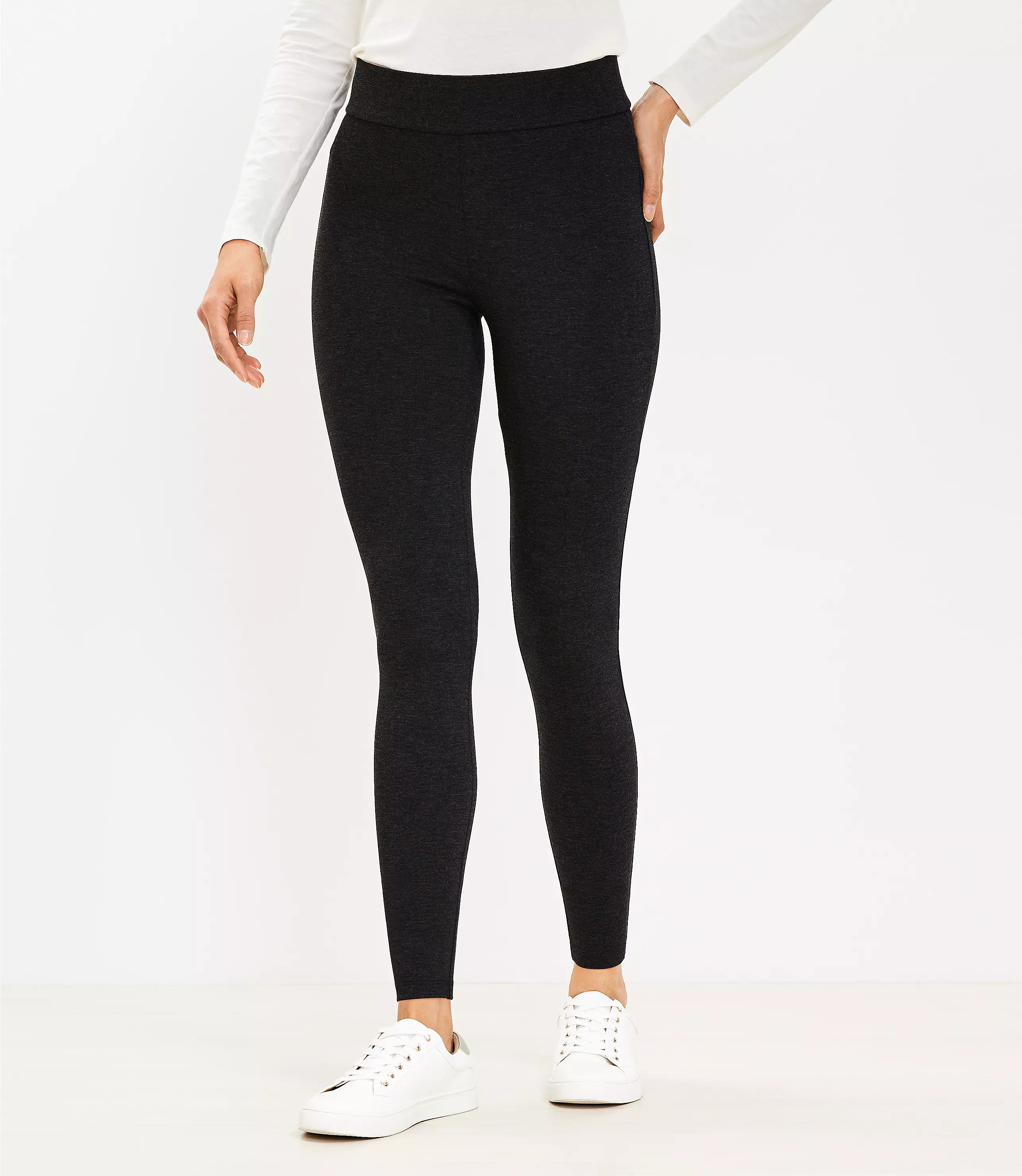 Seamed Ponte Leggings | LOFT