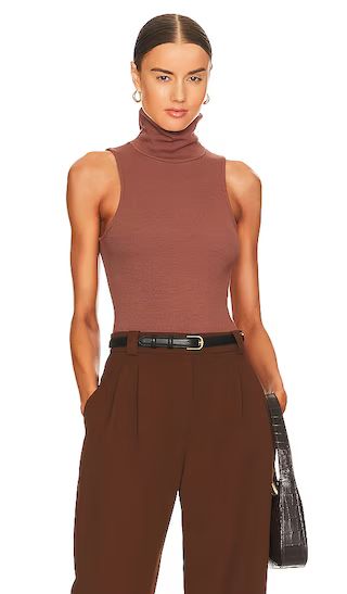 Blythe Bodysuit in Chocolate Brown | Revolve Clothing (Global)