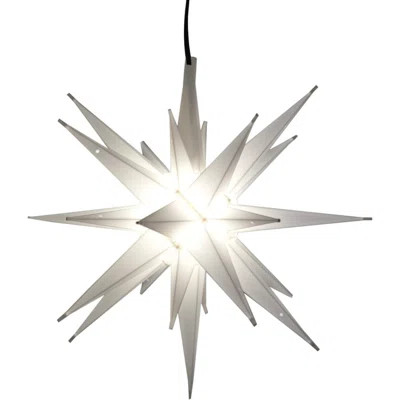 12" Bright White LED Moravian Star Tree Topper Hanging Outdoor/Indoor Christmas Tree Star Topper Light Use As Holiday Decoration Porch Light Wedding A | Wayfair North America