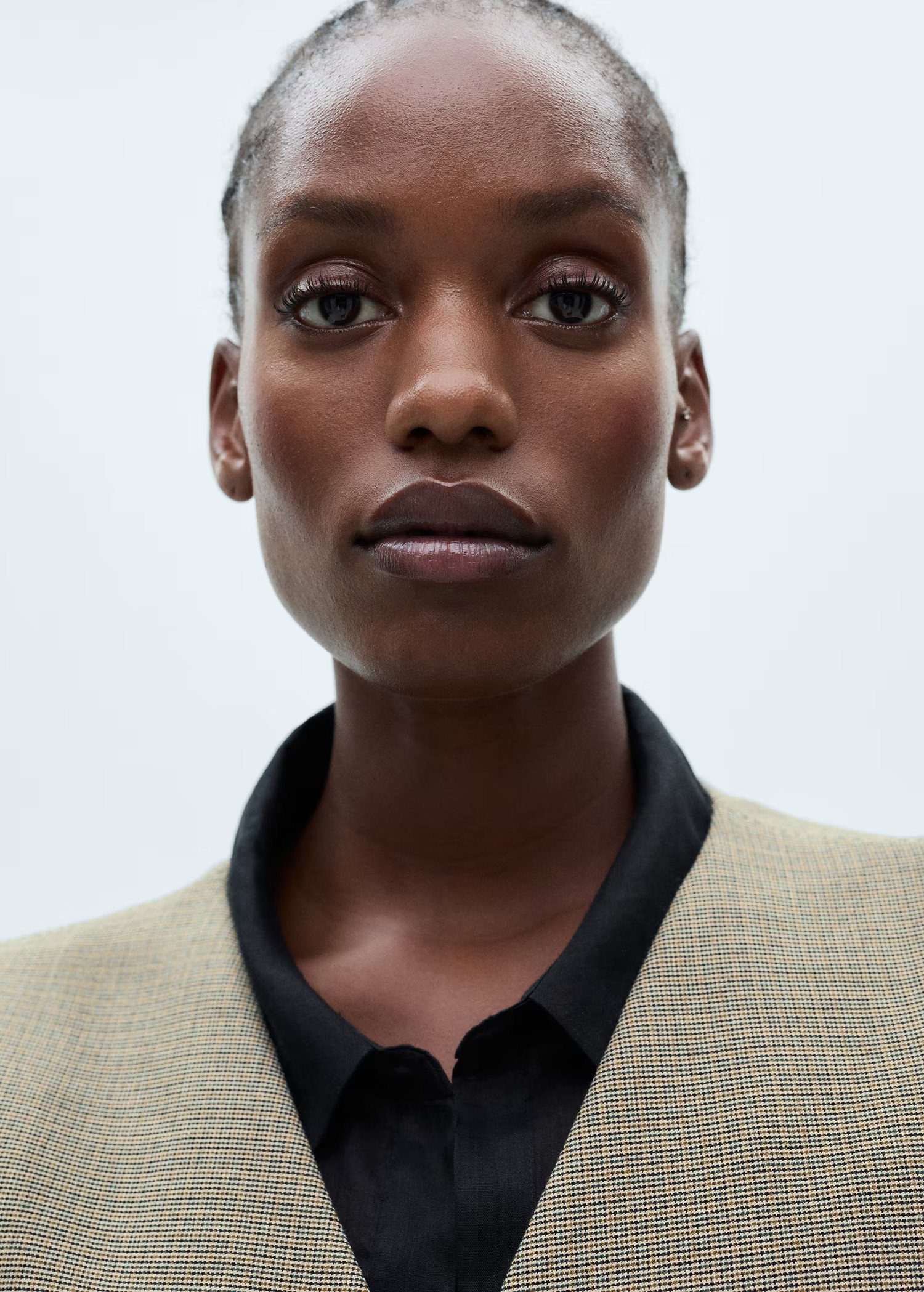 Micro houndstooth suit waistcoat | MANGO (UK)